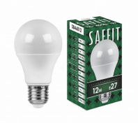 55009 SBA6012 Saffit ЛОН A60 E27 12W(1100Lm) 6500K 4K матовая 112*60 лампочка от магазина Светотехника
