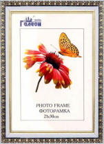 136403 (в уп.10шт.) - Фоторамка 21x30см. /1702C3-012A1/, материал: пластик, стекло, двп. от магазина Светотехника