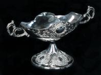 S1-152 (в кор.36шт.) - Ваза универсальная 20,5х9х11,5см, материал: металл. от магазина Светотехника