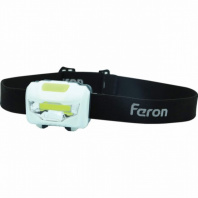 TH2300 Feron Фонарь налоб. св/д 3W 120Lm 3*R03, IP44, пластик, 3 режима размер: 60*35*45мм 41679 от магазина Светотехника
