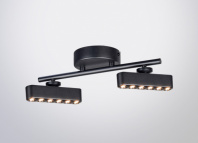 T2L-S5 BK Led 3000*4000*6500K встроен ручной блок переключения на корпусе, 12W+линзы,размер: 366*100 от магазина Светотехника