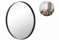 5056-Z1 (1) Зеркало интерьерное настенное в круглом корпусе из металла  d=50,5см, черный, Рубин от магазина Светотехника