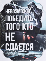 30*40 185 - Мотивационная надпись. Материал: холст синтетический,подрамник МДФ. Упакована в защитную от магазина Светотехника