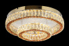 БЖ525/600 GD Led 3000+4000+6500K, 236W, диммер, хрусталь К9, размер: D600*H200мм (1) светильник пото от магазина Светотехника