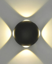 Х-B20939M/4 BK LED 4*3W 4000K (20) светильник настенный от магазина Светотехника