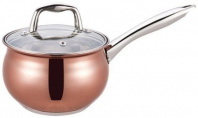 WR-1279 (в кор.12шт.) - Ковш 2,1л./16см Premium COPPER, толщина стенки 0,5мм, дна 2,5мм., ручка из н от магазина Светотехника