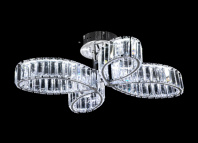 BF3011-S CH Led 3000+6000K, 114W, диммер, хрусталь, размер: 500*400*100мм (1) светильник потолочный от магазина Светотехника
