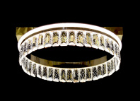 6335-40C FGD Led 3000+6000K, 56W, диммер, хрусталь, размер: D400*140мм (1) светильник потолочный от магазина Светотехника