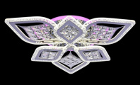 Э19289/3+3 CR Led 90+24W 3000+4000K+6500K диммер (1) светильник потолочный от магазина Светотехника